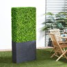 Artificial fake boxwood hedge 55x33x108cm garden fence Tilia On Sale