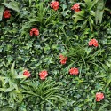 Artificial evergreen hedge 100x100cm 3D plants garden Lemox Sale