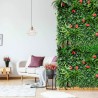 Artificial evergreen hedge 100x100cm 3D plants garden Lemox Offers