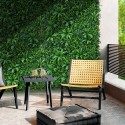 Artificial realistic hedge 3D panel garden 100x100cm Farnuk On Sale