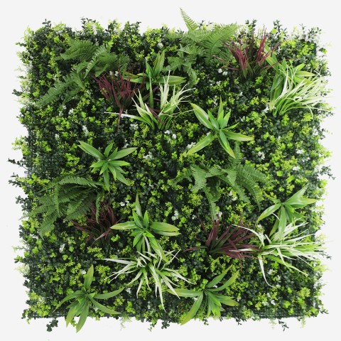Artificial hedge 100x100cm 3D realistic plant balcony garden Briux Promotion