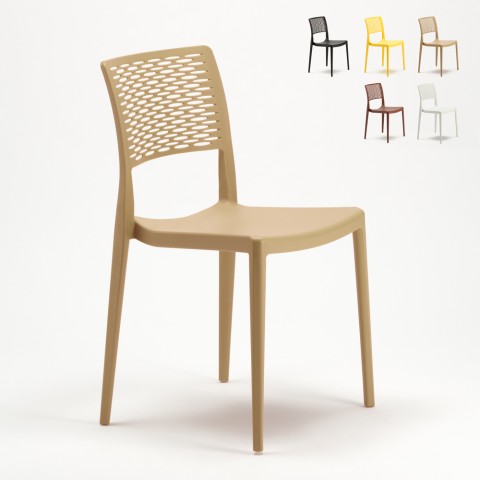 Set of 20 polypropylene Dining Chairs for Bars Restaurants Garden Bistro Cross Promotion