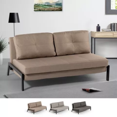 Two-seater modern design velvet fabric sofa bed for living room Bellamy Promotion