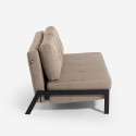 Two-seater modern design velvet fabric sofa bed for living room Bellamy Catalog
