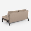 Two-seater modern design velvet fabric sofa bed for living room Bellamy Discounts