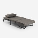 Armchair bed in velvet fabric folding living room office Selene Catalog