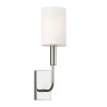 Modern Classic Wall Lamp with White Fabric Lampshade Brianna1 Sale