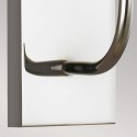 Modern Classic Wall Lamp with White Fabric Lampshade Brianna1 Characteristics