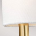 Wall lamp classic modern white fabric lampshade Brianna1 Model