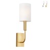 Wall lamp classic modern white fabric lampshade Brianna1 Promotion