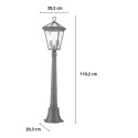 Garden classic outdoor lamp post lantern 2 lights Alford Place Discounts