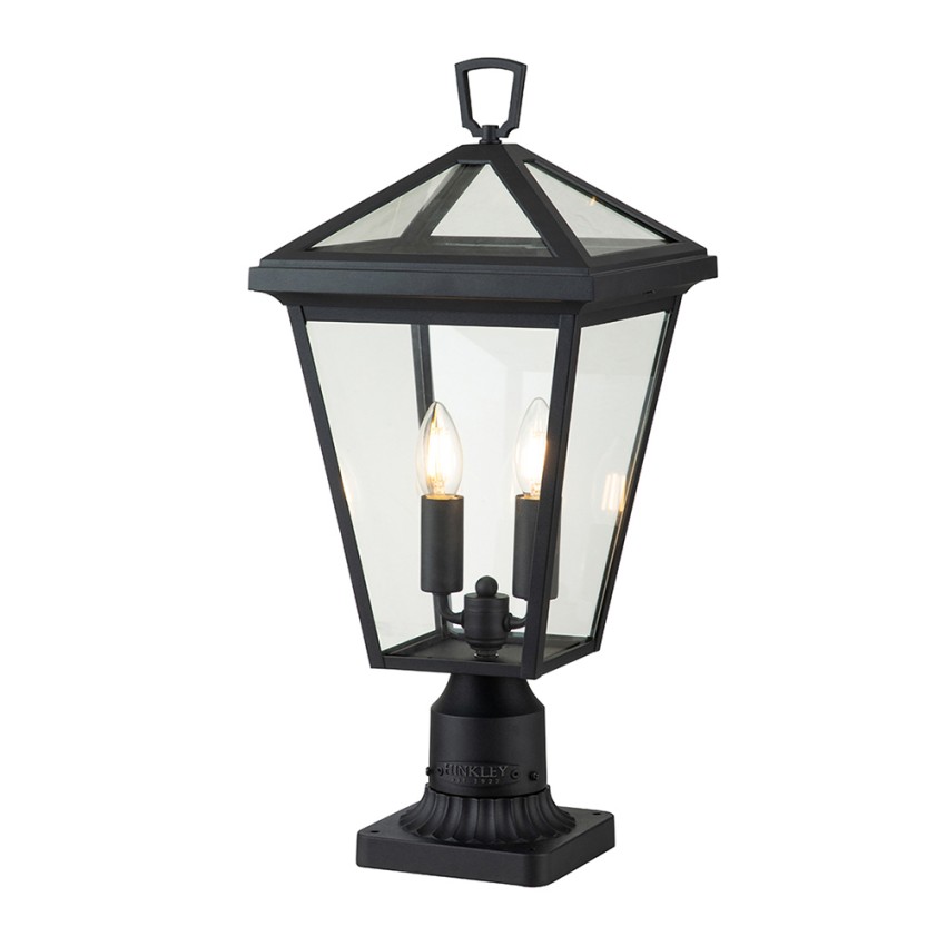 Alford Place Outdoor Garden Metal Lantern Floor Lamp IP44 Promotion