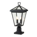 Alford Place Outdoor Garden Metal Lantern Floor Lamp IP44 Promotion