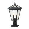 Alford Place Outdoor Garden Metal Lantern Floor Lamp IP44 Promotion