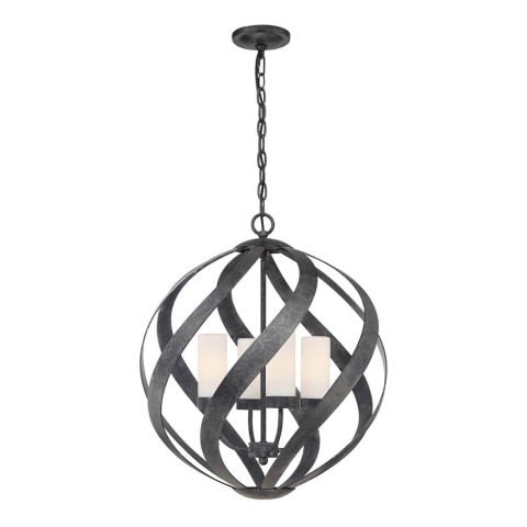 Modern design chandelier suspension 4 lights Blacksmith Promotion