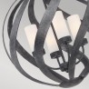 Modern design chandelier suspension 4 lights Blacksmith Offers