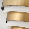 Ceiling lamp modern design white and gold Echelon Offers