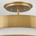 Ceiling lamp modern design white and gold Echelon Discounts