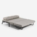 Foldable armchair sofa bed 2 seats velvet fabric Elysee Price