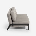 Foldable armchair sofa bed 2 seats velvet fabric Elysee Characteristics