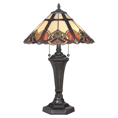 Table lamp classic Tiffany style colorful lampshade Cambridge Promotion