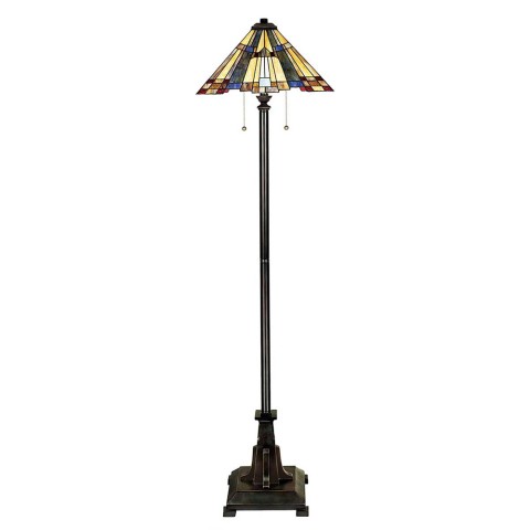 Classic Tiffany Style Floor Lamp with Colorful Lampshade Inglenook Promotion
