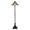 Tiffany Style Classic Floor Lamp with Colorful Inglenook Shade Promotion