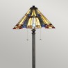 Tiffany Style Classic Floor Lamp with Colorful Inglenook Shade On Sale