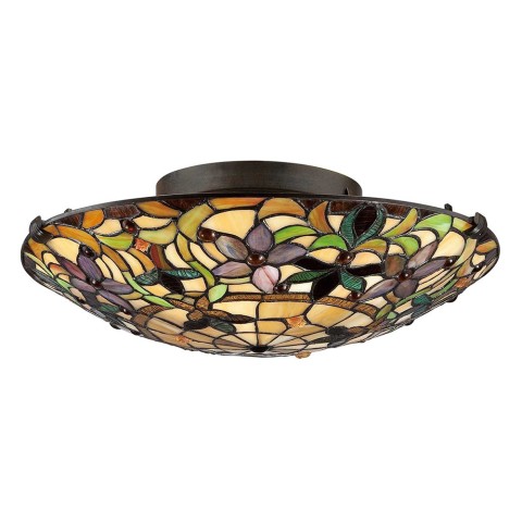 Ceiling Tiffany lamp shade colorful glass Kami Promotion