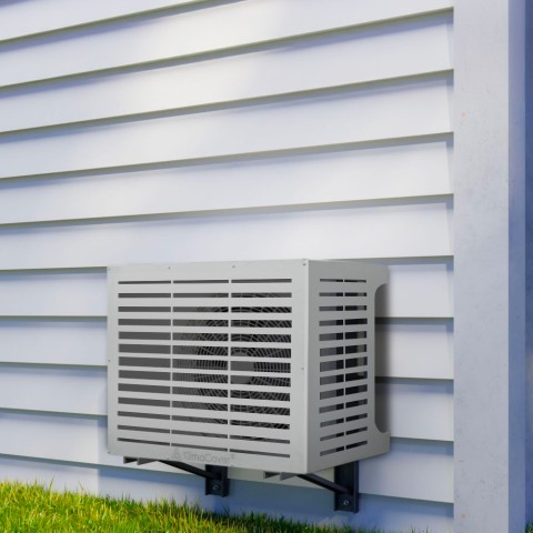 Linear M aluminium outdoor unit air conditioner cover Promotion