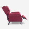 Modern Reclining Fabric Bergère Relax Armchair Ethron Class Choice Of