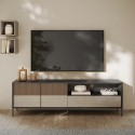Modern TV stand for mobile use 205x40x44cm 2 doors drawer Jahn Offers