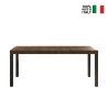 Modern kitchen dining table 190x90cm wood iron legs Monsul Discounts