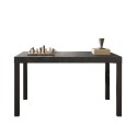 Dining Kitchen Table 140x90cm in Modern Wood Iron Legs Sartel Bulk Discounts