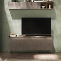 Mobile base TV living room 3 doors 181x42x72cm modern design Conway Offers
