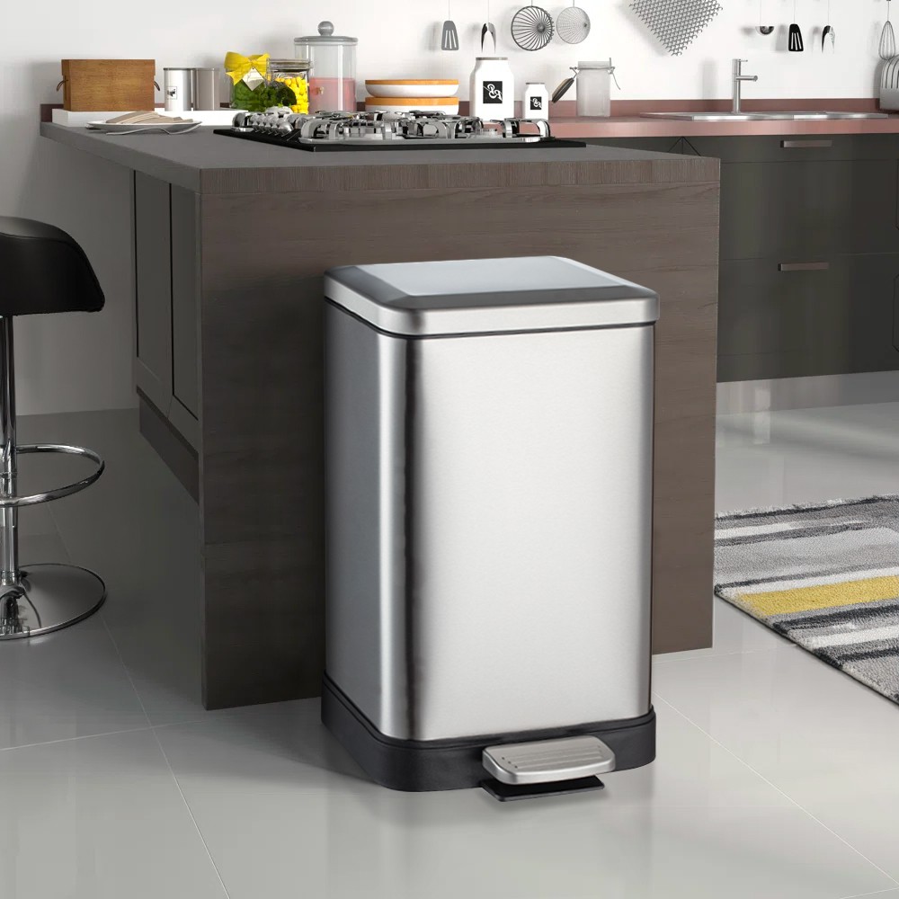 Kleen 30 L Pedal Bin for Kitchen Waste, Steel Design
