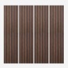 4 x Kover-SO 3D Wooden Acoustic Panels for Interiors 240x60cm Promotion