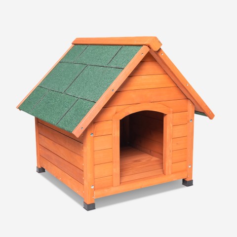 Wooden Outdoor Garden Dog Kennel Medium-Small Size 78x88x79 Fritz Promotion