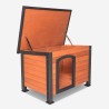 Outdoor Wooden Dog House 127x95x95 for Giant Breeds Nebbia Offers