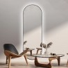 Reyk Framed Oval Wall Mirror with Backlight for Living Room, 65x170cm Discounts