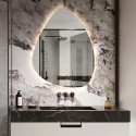 Vmidur L Droplet Design LED Backlit Bathroom Mirror 60x80cm Promotion
