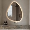 Vmidur L Droplet Design LED Backlit Bathroom Mirror 60x80cm Offers