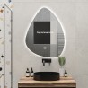 Vmidur L Droplet Design LED Backlit Bathroom Mirror 60x80cm Sale
