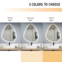 Vmidur L Droplet Design LED Backlit Bathroom Mirror 60x80cm Discounts