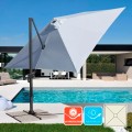 Paradise 3 x 3 m Square Offset Patio Umbrella Promotion