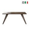 Modern Design Dining Table for Kitchen 180x90cm with Iron Legs Eagan Discounts