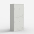 Thera Metal Locker Wardrobe with 4 Overlapping Doors Promotion