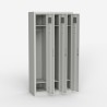 Laki Metal Locker Cabinet with 3 Doors for Gym and Office with Lock Sale