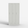 Laki Metal Locker Cabinet with 3 Doors for Gym and Office with Lock Offers