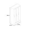 Laki Metal Locker Cabinet with 3 Doors for Gym and Office with Lock Catalog